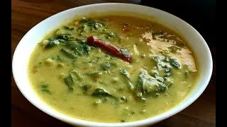 Thumbnail: Thandu Keerai Kootu Recipe | Healthy spinach recipes in Tamil | How to make keerai kootu.