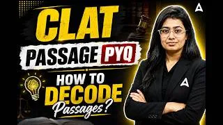 Thumbnail: How to Decode Passages? | Passage PYQ Strategy & Solving Techniques | CLAT 2027