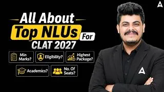 Thumbnail: Top NLUs Through CLAT 2027 reality check | Rank, Seats, Packages & Career Opportunities | #clat2027