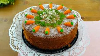 Thumbnail: Carrot Cake (Rüebli-Torte). Original Recipe from my Swiss Grandmother