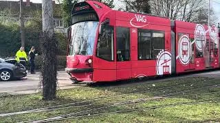 Thumbnail: Kollision zwischen Pkw und Straßenbahn in Freiburg 09.01.2026