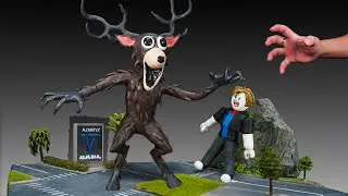 Thumbnail: Making THE DEER MONSTER - 99 Nights in The Forest Roblox With Clay