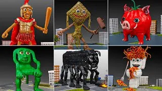 Thumbnail: 😱 All ITALIAN BRAINROT MEMES with clay- KARKERKAR KURKUR,TI TI TI SAHUR,SPAGHETTI TUALETTI,LABUBU