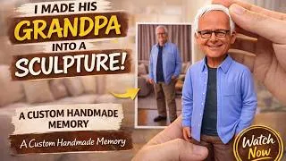 Thumbnail: I Made a Custom Clay Portrait of His Grandfather