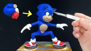 Thumbnail: I Sculpted Sonic the Hedgehog From Clay | Full Process (Start to Finish)