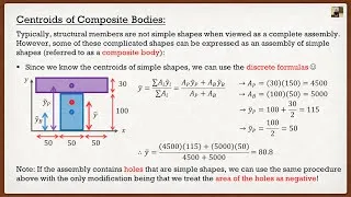 Thumbnail: Engineering Statics | Theory | Centroid of a Composite Body