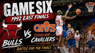 Thumbnail: (BULLS ONE STEP CLOSER TO THE FINALS) BULLS VS CAVS '92 EAST FINALS