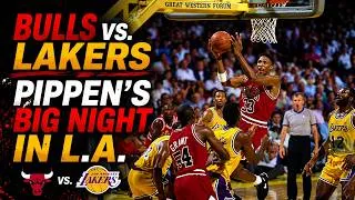 Thumbnail: BULLS VS  LAKERS | 1996 (PIP'S BIG GAME IN L.A.)