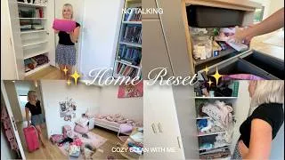 Thumbnail: Satisfying Home Reset ✨ ASMR Cleaning Motivation | Linen Closet,Kitchen Organizing & Kids Room Reset