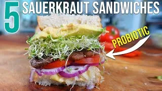 Thumbnail: 5 - Probiotic SAUERKRAUT SANDWICH RECIPES - Insanely  Delicious!