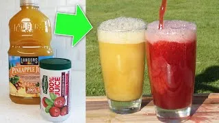 Thumbnail: Transform ANY type of juice into a natural probiotic soda - Healthy option for pop-addicts & kids!