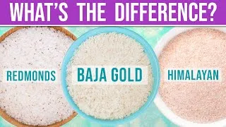 Thumbnail: SODIUM & MINERAL COMPARISON: Baja Gold Sea Salt • Himalayan Salt • Redmonds Salt