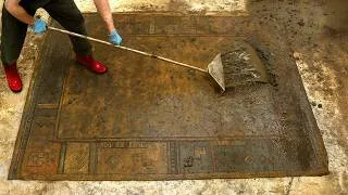 Thumbnail: This Rug Was TRAPPED Under a Blanket of Mud… I Tried To Save It!