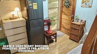 Thumbnail:  NEW KITCHEN ARRANGEMENT | PEACEFUL  AND CALM EVENINGS #tinyhouse #philippines 