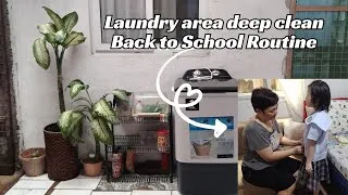 Thumbnail: TINY KITCHEN REFRESH | DEEP CLEAN AND REARRANGING LAUNDRY AREA | BACK TO SCHOOL ROUTINE 