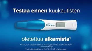 Thumbnail: Viikkonäytöllinen Clearblue-raskaustesti (vain Suomi)