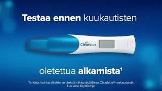 Thumbnail: Viikkonäytöllinen Clearblue-raskaustesti (vain Suomi)