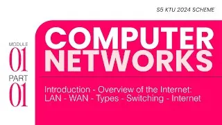 Thumbnail: Part 1 - M1 | Introduction: LAN - WAN | Computer Networks - PCCST501 | KTU 2024 Scheme