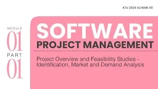 Thumbnail: Part 1 - M1 | Introduction: Project Overview | SPM - PECST521 | KTU 2024 Scheme - Clearitt Learning