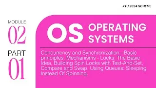 Thumbnail: Part 1 - M2 | Concurrency and Synchronization | OS - PCCST403 | KTU 2024 Scheme - Clearitt Learning