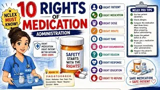 Thumbnail: 10 Rights of Medication Administration | NCLEX Must-Know | Nursing Pharmacology