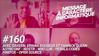 Thumbnail: MACI #160 - Asynconf, Nostr et open source - Avec @Gravenilvectuto