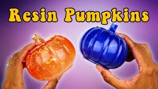 Thumbnail: DIY PUMPKIN JARS | Epoxy Resin Art | Halloween Craft Tutorial