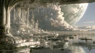 Thumbnail: Enter the Eternal Skies: A 4K Cinematic Voyage Through Heavenly Realms & Crystal Light