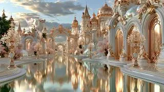 Thumbnail: Follow the Crystal Waterways Into an Astral Realm of Peace | 4K Divine Fantasy Worlds & Ambient Calm
