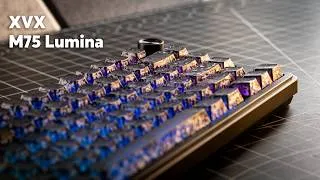 Thumbnail: XVX M75 Lumina Sound Test & Review | Forged Carbon Keycaps + Ice Pro Switches