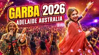Thumbnail: ऐसा गरबा Adelaide ने पहले नहीं देखा! Aditya Gadhvi LIVE l Australia garba 2026 I Indians in Adelaide