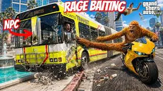 Thumbnail: These GTA NPCs Cars EXPLODED after falling for my *Rage Bait* 😭💀