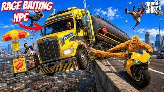 Thumbnail: I *RAGE BAITED* GTA NPCs into BLOWING UP😭💀