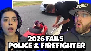 Thumbnail: Firefighter & Police Fails | SOME POLICE ARE COOL?! | America's Funnies Home Videos (Reaction)