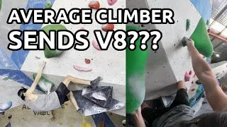 Thumbnail: Intermediate Climber Trying V4 to V8 Boulders | POV Bouldering