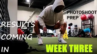 Thumbnail: FITNESS PHOTOSHOOT PREP - RESULTS STARTING TO SHOW (WEEK THREE)