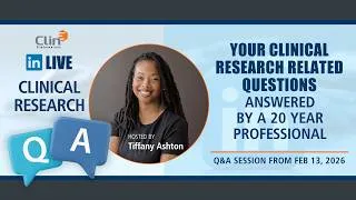Thumbnail: Asking a Clinical Research Professional Career Advice!