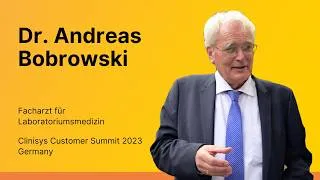 Thumbnail: Clinisys (EU) Clinisys Customer Summit Germany 2023 - Interview