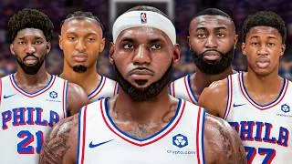 Thumbnail: LeBron James' Philadelphia 76ers Simulation