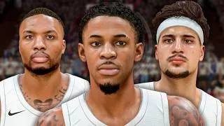 Thumbnail: Ja Morant Trail Blazers TRADE Simulation