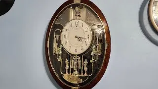 Thumbnail: Rhythm "Trumpet Ringers" Musical Motion Clock (4MH713-R23) リズムスモールワールドからくり時計