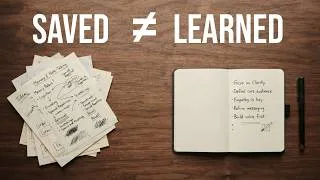 Thumbnail: Why Your Notes Aren't Helping You Learn