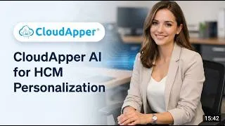 Thumbnail: CloudApper AI for HCM Personalization (UKG. Workday, Dayforce & More)