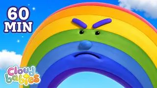 Thumbnail: Why Is Rainbow So Grumpy? 🌈☁️ | Cloudbabies Kids Cartoons | Low Stimulation Cartoons
