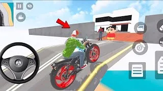 Thumbnail: Jack go to Franklin flying House in Indian Theft auto simulator || sinchan add Franklin house ||