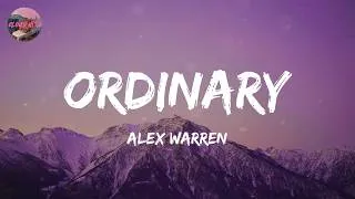 Thumbnail: Alex Warren - Ordinary (Lyrics)