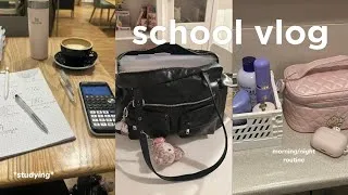 Thumbnail: *REALISTIC* school vlog| productive days, studying, dance class, night routine 