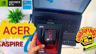 Thumbnail: Acer Aspire 7 Gaming Laptop A715-76G Unboxing with Nitro Gaming Mouse