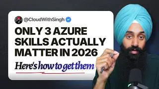 Thumbnail: Only 3 Azure Skills Actually Matter in 2026