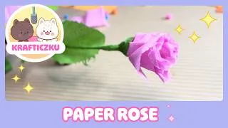 Thumbnail: Make a Crepe Paper Rose with Cloudy & STORMY ✂️☁️⛈️
